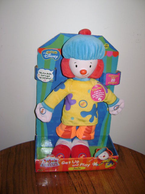 Playhouse Disney JoJos Circus Get Up and Play Talking JoJo Plush NEW