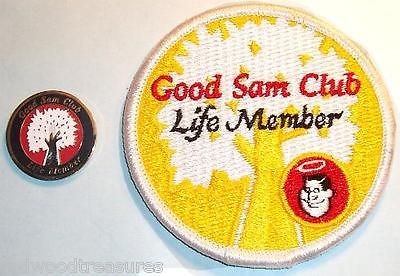 Good Sam Club Life Members Patch & Pin set