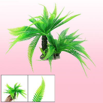 Fish Tank Artificial Coconut Palm Aquascaping Plants Decor