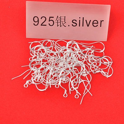 Wholesale New More 925 Sterling Silver Plain Style Jewelry Findings 