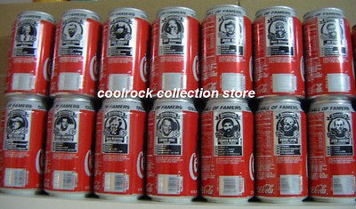 rare 2000 USA coca cola Pittsburgh Steelers 14 coke cans set 355ml ALU