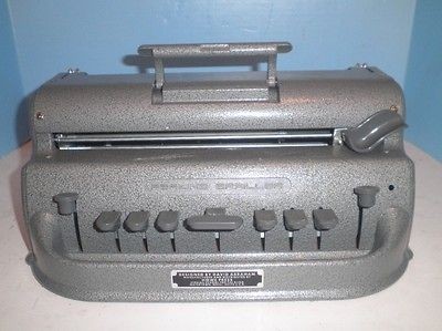 HOWE PRESS PERKINS BRAILLER / BRAILLE WRITER PRINTER TYPEWRITER for 