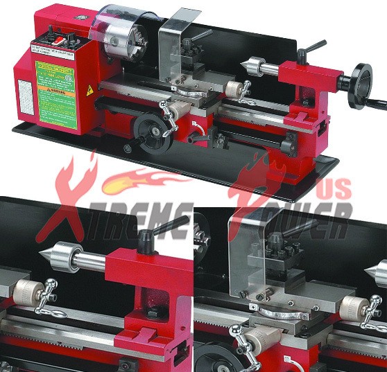 14 550W Mini Precision Metal Lathe 2500RPM Variable Speed Mini 