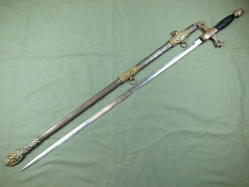antique masonic sword in Historical Memorabilia