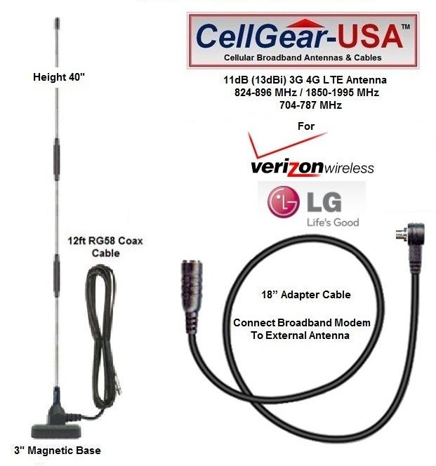 13dBi LG Verizon VL600 USB 3G 4G LTE External Antenna