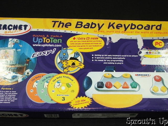 BERCHET MEDIA Baby keyboard computer 4 CDs Boowa & Kwala EUC