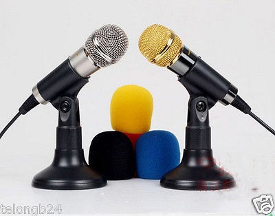   5mm Stereo ISK Microphone MIC For PC Computer Laptop Notebook x1