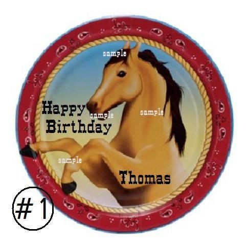 Horses Edible Cake/Cupcake/C​ookie Toppers