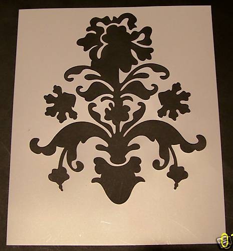 STENCILS~ FANCY DESIGNS,HOME DECOR~ FLEUR DE LIS style