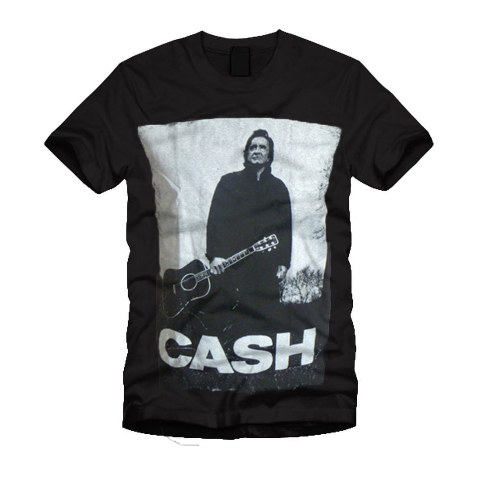 Johnny Cash Country Rock Ring of Fire Man in Black Blues T shirts Tank 