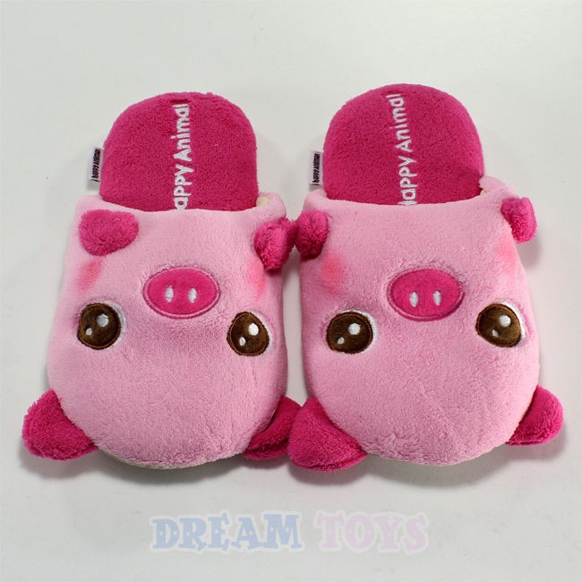 Pink Pig Indoor Slipper   Plush Shoes Footwear ADULT