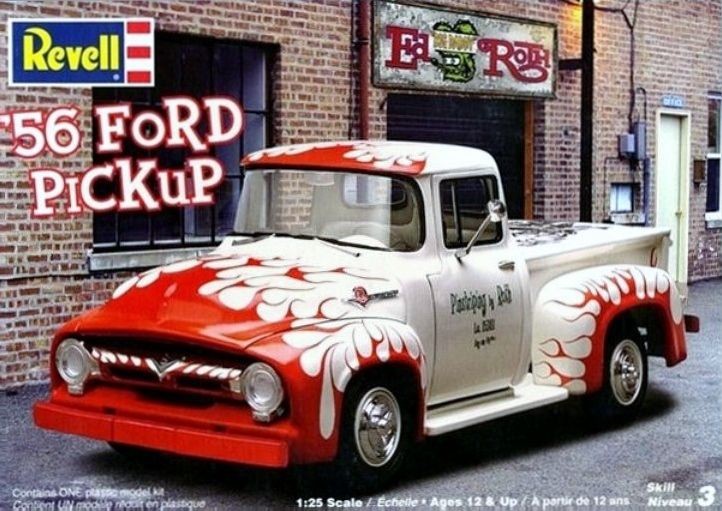 Revell X Monogram Ed Roths 1956 Ford F 100 Pickup model kit 1/25