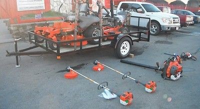 New Husqvarna Package Deal 61 Zero Turn Lawn Mower 48 Walk 