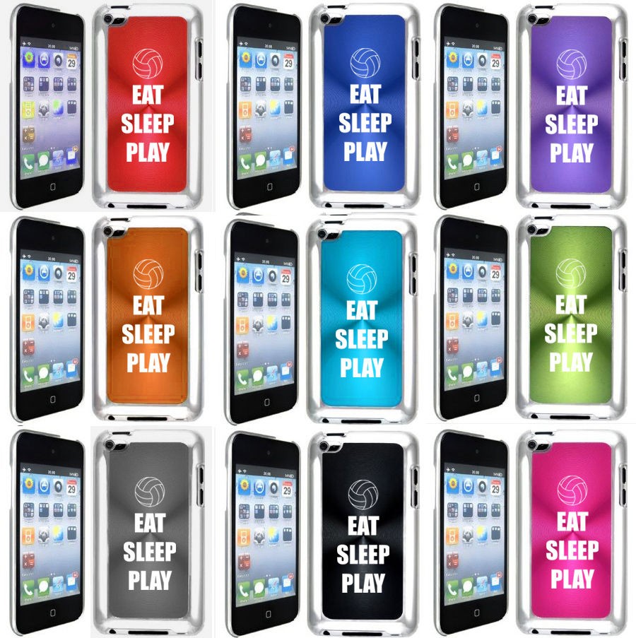 Apple iPod Touch 4th Generation Hard Case Cover EAT SLEEP PLAY 