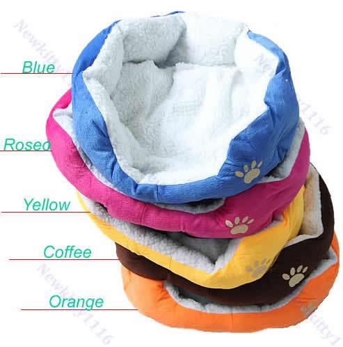 Pet Dog Puppy Cat Soft Fleece Warm Bed House Plush Cozy Nest Mat Pad 5 