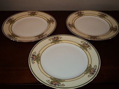 Epiag Vintage Czechoslovakia Fine China Dinner Plates #8041