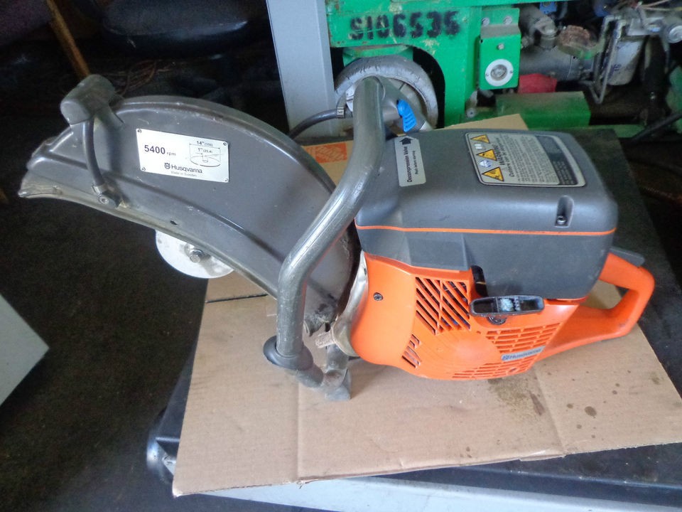 Husqvarna k750 concrete cut off saw 14