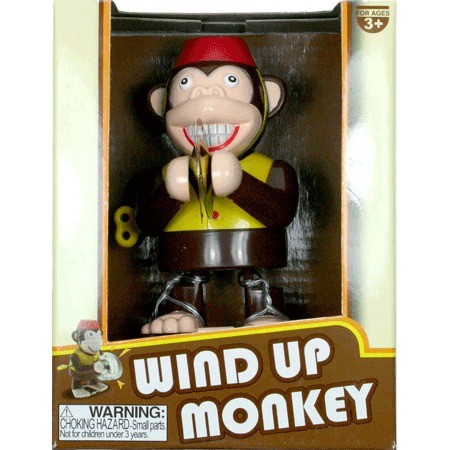 Retro Monkey with Cymbals (wind up/clockwork)