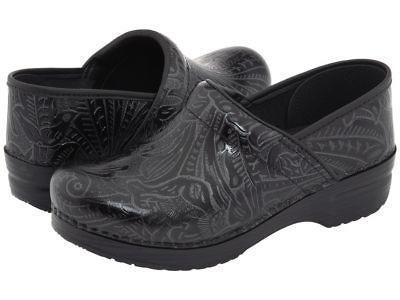 Dansko Professional Clog Black Tooled Leather   size EU 42 US 11   was 