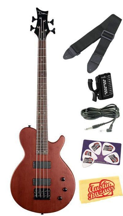 Dean Evo XM Mahogany Short Scale Bass Guitar Deluxe Bundle