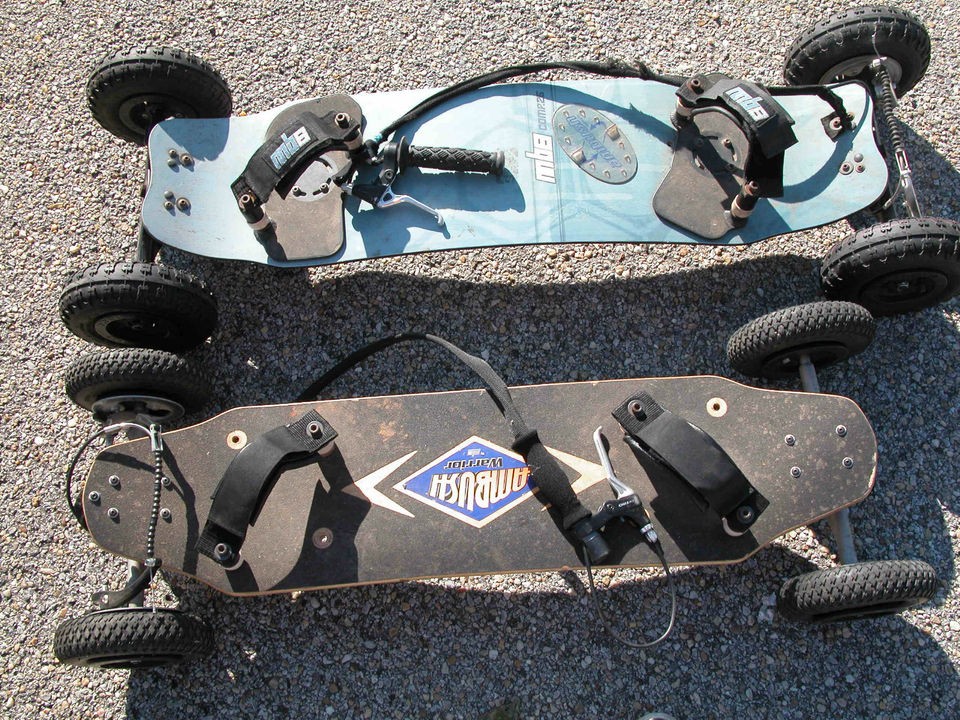 1x MBS adult mountain board 1x MBS youth mountain board