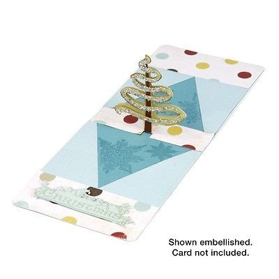 Sizzix Pop n Cuts Magnetic Insert Die   Tree, Ribbon 3 D (Pop Up 