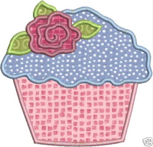 CUPCAKES * Machine Applique Embroidery * 9 Designs