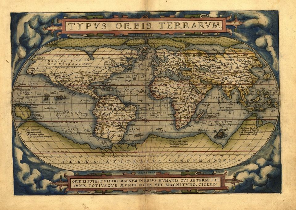 large world map in Maps, Atlases & Globes