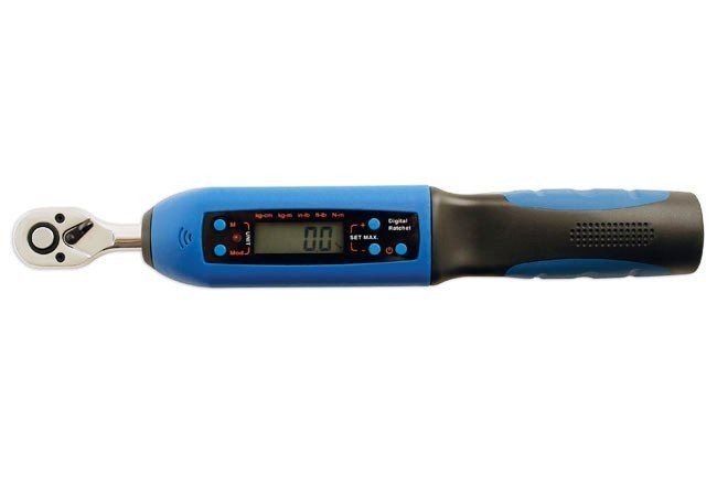 CALIBRATED BI DIRECTIONAL 1/4 DRIVE DIGITAL TORQUE WRENCH 6nm   30nm