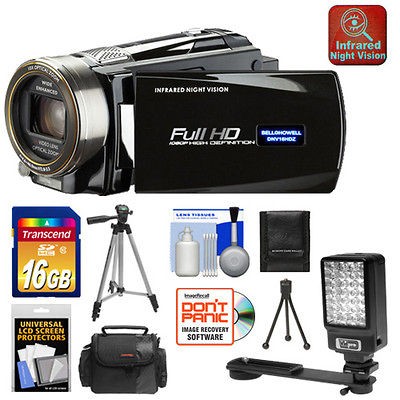 Bell & Howell DNV16HDZ Digital Video Camera Camcorder Kit w/ Night 