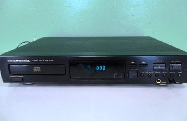 MARANTZ COMPACT DISC PLAYER CD 46 USED WORKS 46U BL 120V 60HZ 8W NO 