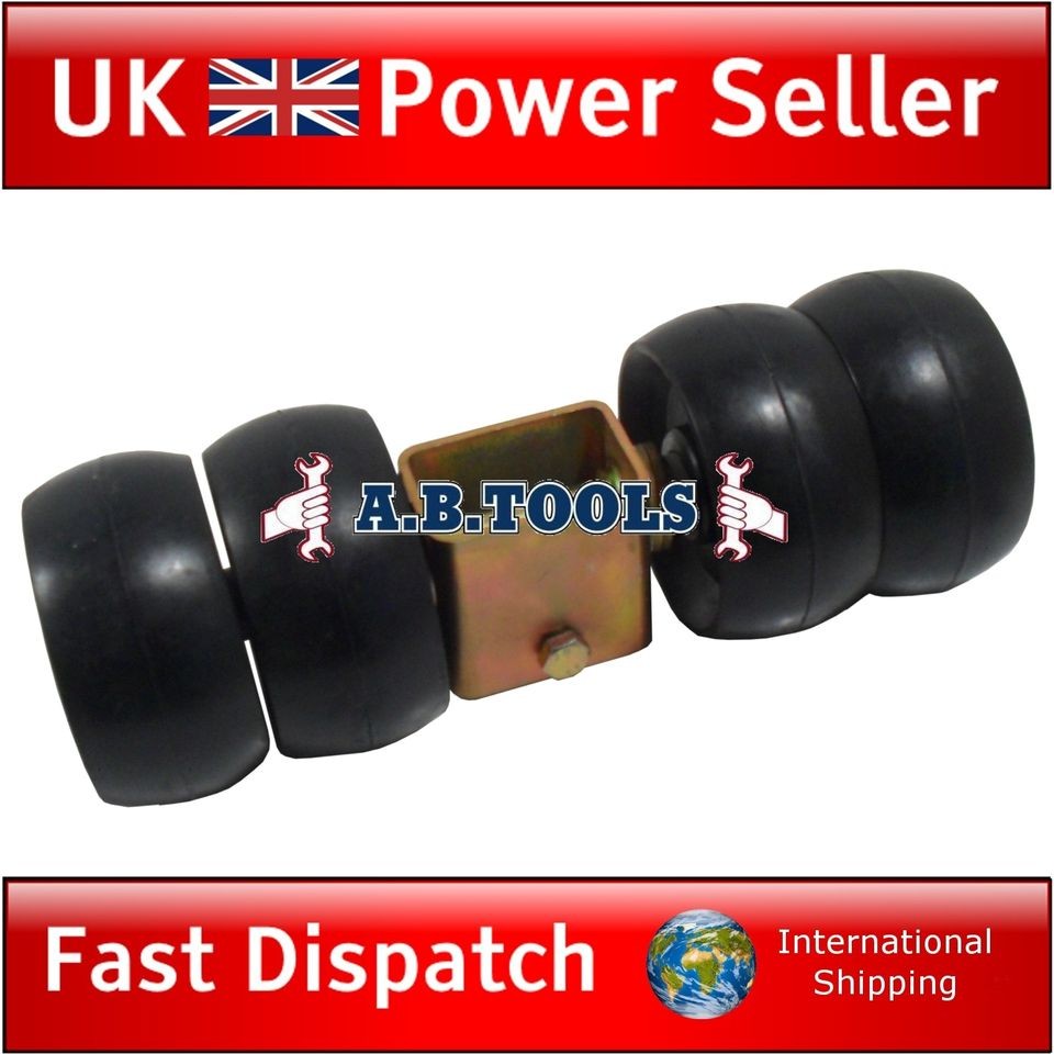 Boat / Jetski / Dinghy Trailer Castor Rollers & Double Bracket UBR32 