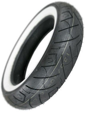 Shinko SR777 White Wall Rear Motorcycle Tire Size 130/90 16