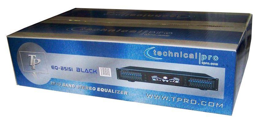 TECHNICAL PRO EQ B5151 PROFESSIONAL DJ EQUALIZER WITH DIGITAL SPECTRUM 