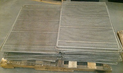 Lot of 12 Donut Fryer Screens 23 x 33