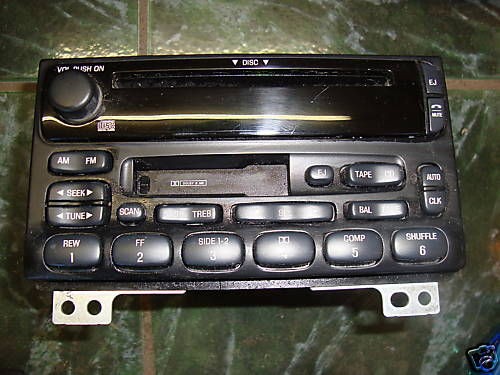 2001 Mustang GT AM FM Cassette/Cd Player Combo