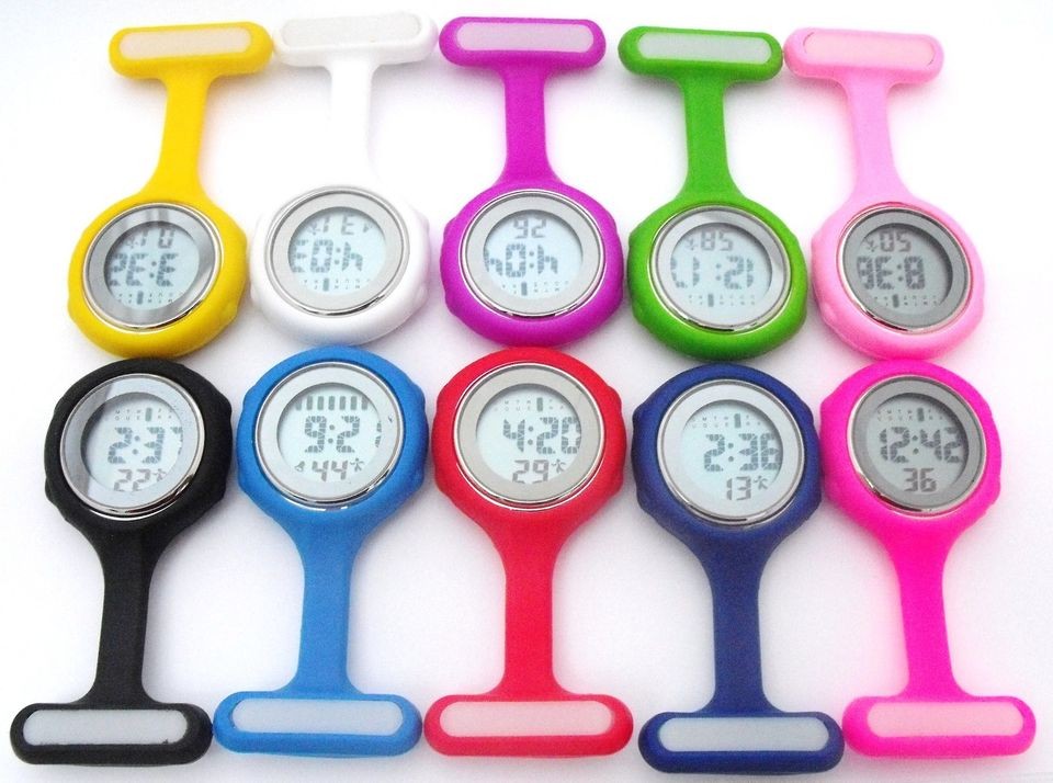 Multi Function Digital Silicone Nurses/Brooch/​Tunic/Fob/Pock​et 