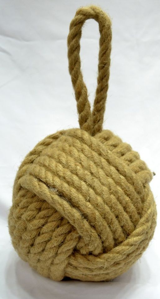 Monkey Fist Nautical Marine Rope Door Stop