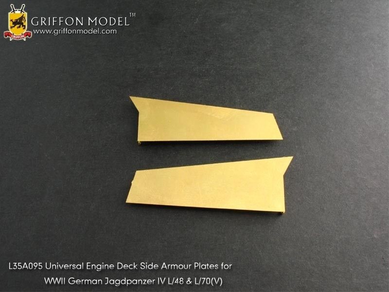   model 1/35 L35A095 Universal Engine Deck Side Armoor Plates for Dragon