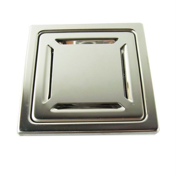 Brand New Chrome Shower Drain Square Floor Waste Grate 78883