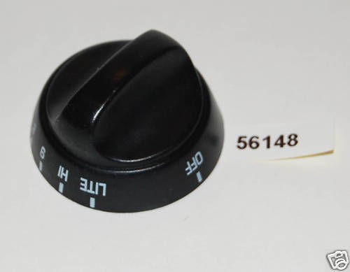 Wedgewood RV Stove Burner Knob part #56148