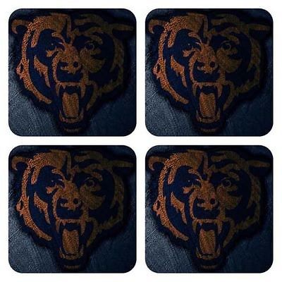 Chicago Bears Drinks Coaster Mat Set Of 4 Pcs 18