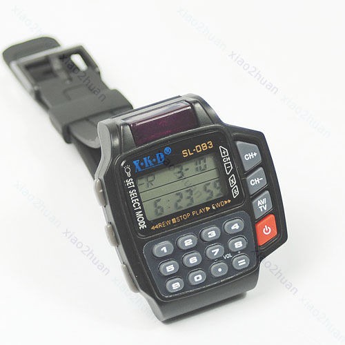 TV VCR DVD VCD SAT Remote Control Calculator Watch Bla