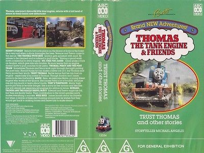 THOMAS THE TANK ENGINE TRUST THOMAS VHS VIDEO PAL~ A RARE FIND on PopScreen