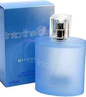 GIVENCHY INTO THE BLUE for WOMEN 50 ml/1.7 oz EDT SPRAY NIB HTF