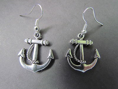 anchor earrings in Earrings