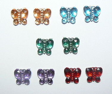 NEW MAGNETIC BUTTERFLY EARRINGS   IDEAL FOR CHILDREN