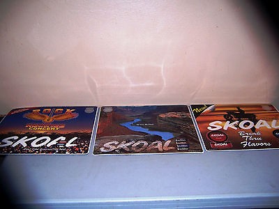 Skoal Countermats From the Early To Mid 90s  All Never Used, Three 