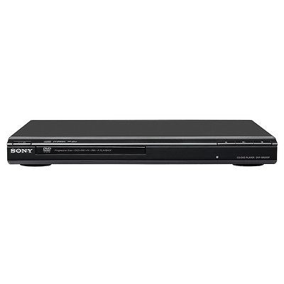 Sony DVD Player CD DVP SR200P / B New Black with Remote Control and A 