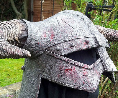 Skyrim inspired Horned Helmet Prop Display Costume Larp cosplay 